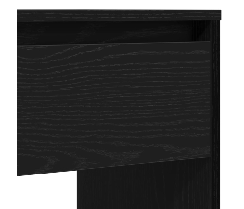 Mesa consola roble negro 89x41x76,5 cm madera de ingeniería