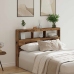 Cabecero de cama con LED madera vieja 140x17x102 cm