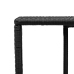 Set de sofás de jardín y cojines 10 pzas ratán sintético negro
