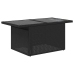 Set de muebles de jardín 5 pzas y cojines ratán sintético negro