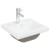 Mueble para lavabo con lavabo integrado y grifo roble artesanal