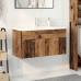 Mueble para lavabo con lavabo incorporado madera vieja