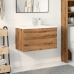 Mueble con lavabo integrado roble artisan