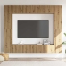 Mueble para TV de pared madera contrachapada artesanal 8 piezas