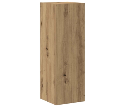 Mueble para TV de pared madera contrachapada artesanal 8 piezas