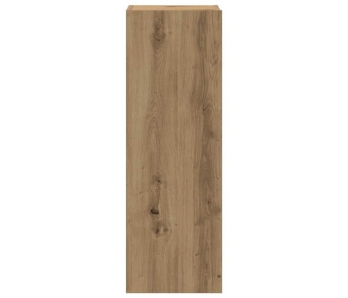 Mueble para TV de pared madera contrachapada artesanal 8 piezas