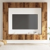 Conjunto de mueble de TV 8 piezas montado la pared madera vieja