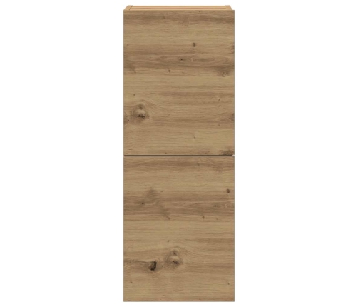 Mueble para TV de pared madera contrachapada artesanal 4 piezas