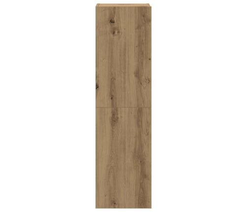 Mueble para TV de pared madera contrachapada artesanal 6 piezas