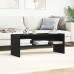 Mueble para TV madera contrachapada roble negro100x40x40 cm