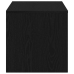 Mueble para TV madera contrachapada roble negro100x40x40 cm