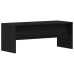 Mueble para TV madera contrachapada roble negro100x40x40 cm