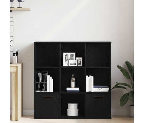 Librería de roble negro 98x29x97,5 cm Madera de ingeniería