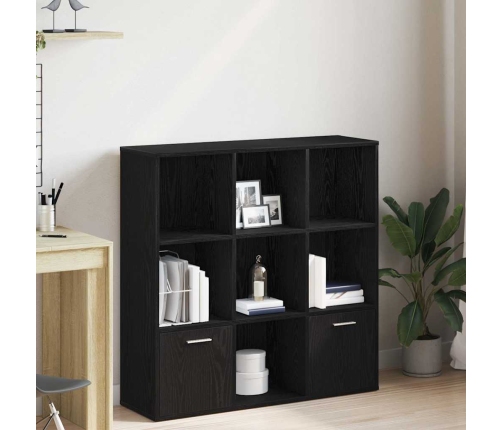 Librería de roble negro 98x29x97,5 cm Madera de ingeniería