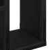 Estante de pared  de madera ingeniería roble negro 45x16x45 cm