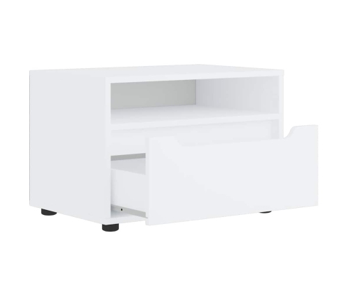 Mueble de TV VISNES blanco 60x40x38 cm madera de ingeniería