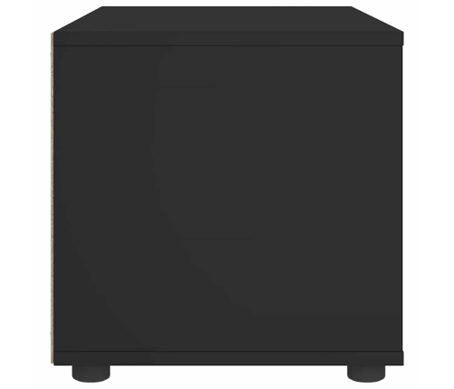 Mueble de TV VISNES negro 60x40x38 cm madera de ingeniería