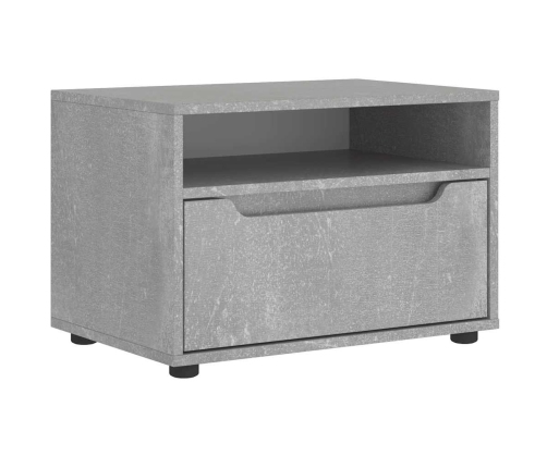 Mueble TV VISNES gris hormigón 60x40x38 cm madera ingeniería