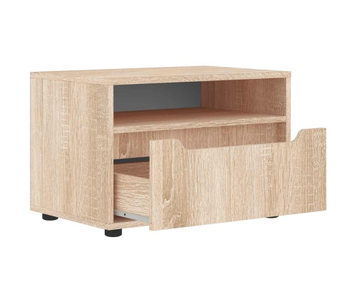 Mueble de TV VISNES roble sonoma 60x40x38 cm madera ingeniería