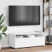 Mueble de TV VISNES blanco 100x40x38 cm madera de ingeniería