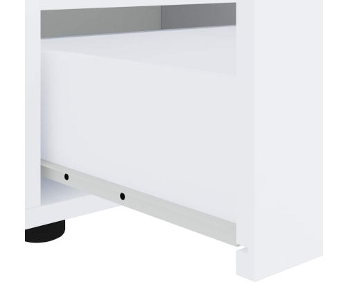 Mueble de TV VISNES blanco 100x40x38 cm madera de ingeniería