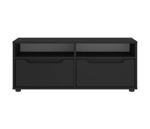 Mueble de TV VISNES negro 100x40x38 cm madera de ingeniería