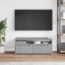 Mueble TV VISNES gris hormigón 100x40x38 cm madera ingeniería