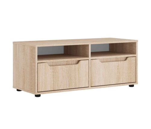 Mueble de TV VISNES roble sonoma 100x40x38 cm madera ingeniería