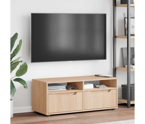 Mueble de TV VISNES roble sonoma 100x40x38 cm madera ingeniería