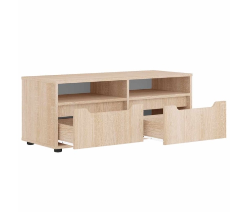 Mueble de TV VISNES roble sonoma 100x40x38 cm madera ingeniería