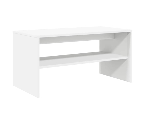 Mueble para TV madera contrachapada blanco 60x40x40 cm