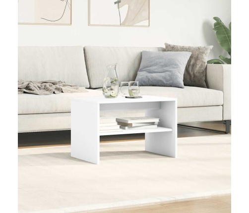 Mueble para TV madera contrachapada blanco 60x40x40 cm