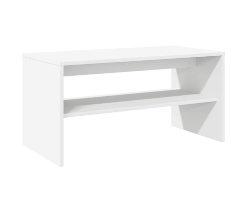 Mueble para TV madera contrachapada blanco 60x40x40 cm