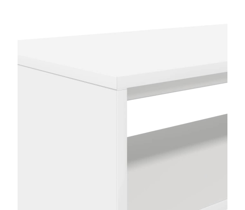 Mueble para TV madera contrachapada blanco 60x40x40 cm