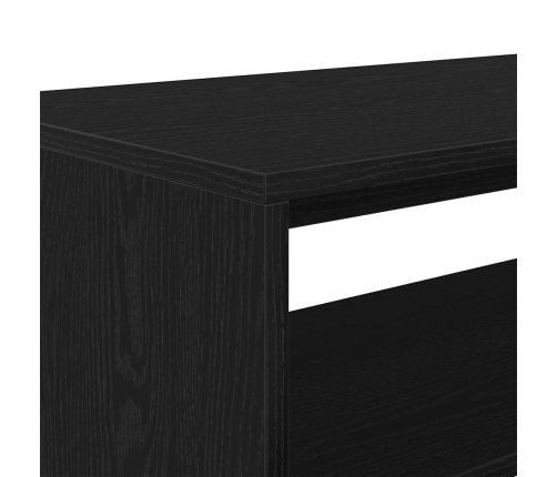 Mueble de TV madera de ingeniería roble negro 60x40x40 cm