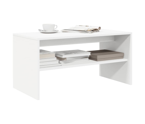 Mueble para TV madera contrachapada blanco 80x40x40 cm