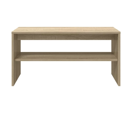 Mueble de TV madera contrachapada roble Sonoma 80x40x40cm