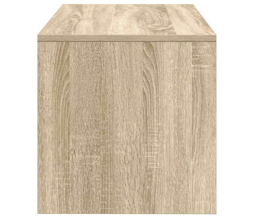 Mueble de TV madera contrachapada roble Sonoma 80x40x40cm