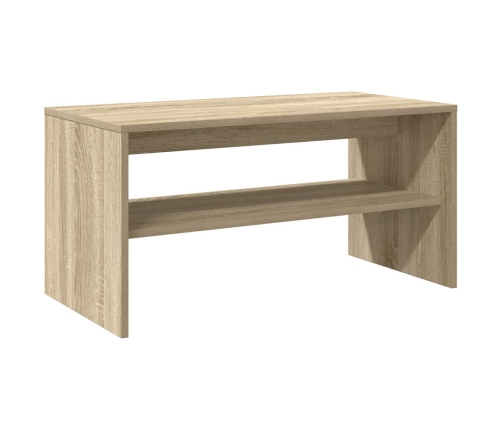 Mueble de TV madera contrachapada roble Sonoma 80x40x40cm