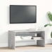 Mueble de TV madera contrachapada gris hormigón 80x40x40 cm