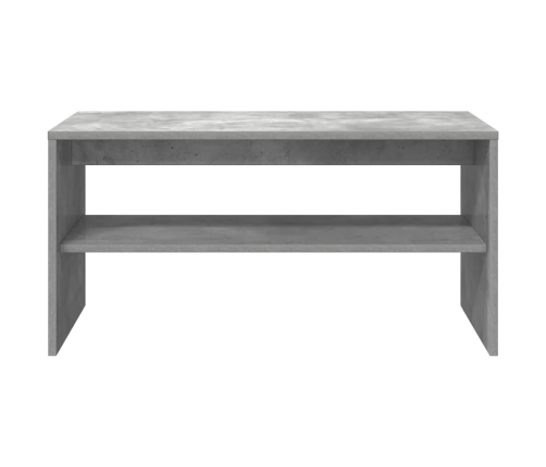 Mueble de TV madera contrachapada gris hormigón 80x40x40 cm