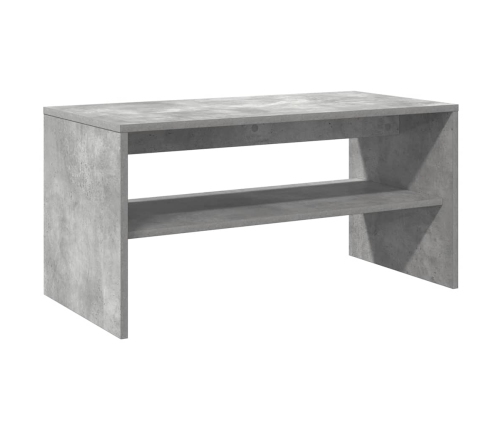 Mueble de TV madera contrachapada gris hormigón 80x40x40 cm