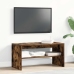 Mueble de TV madera de ingeniería roble ahumado 80x40x40 cm