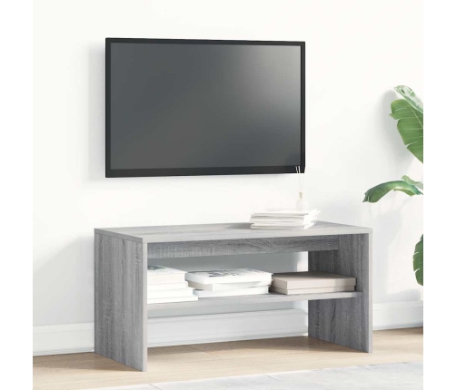 Mueble de TV madera de ingeniería gris Sonoma 80x40x40 cm