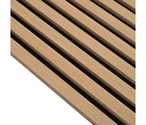 Paneles acústicos de pared 2 uds listones 60,5x60 cm