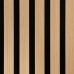 Paneles acústicos de pared 2 uds listones 60,5x60 cm