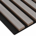 Paneles acústicos de pared 2 uds listones 60,5x60 cm
