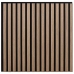 Paneles acústicos de pared 2 uds listones 60,5x60 cm