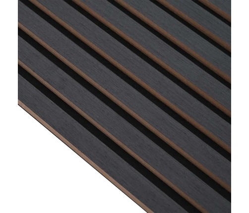 Paneles acústicos de pared 2 uds listones 60,5x60 cm