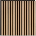 Paneles acústicos de pared 8 uds listones 60,5x60 cm